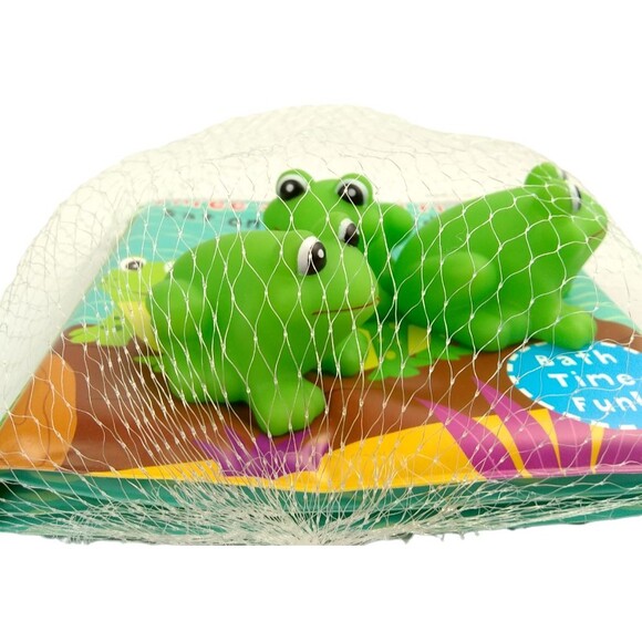 Bath Time Fun Three Speckled Frogs Waterproof Book 3 Squirty Toys Squirt Frog 0+ - Picture 12 of 16